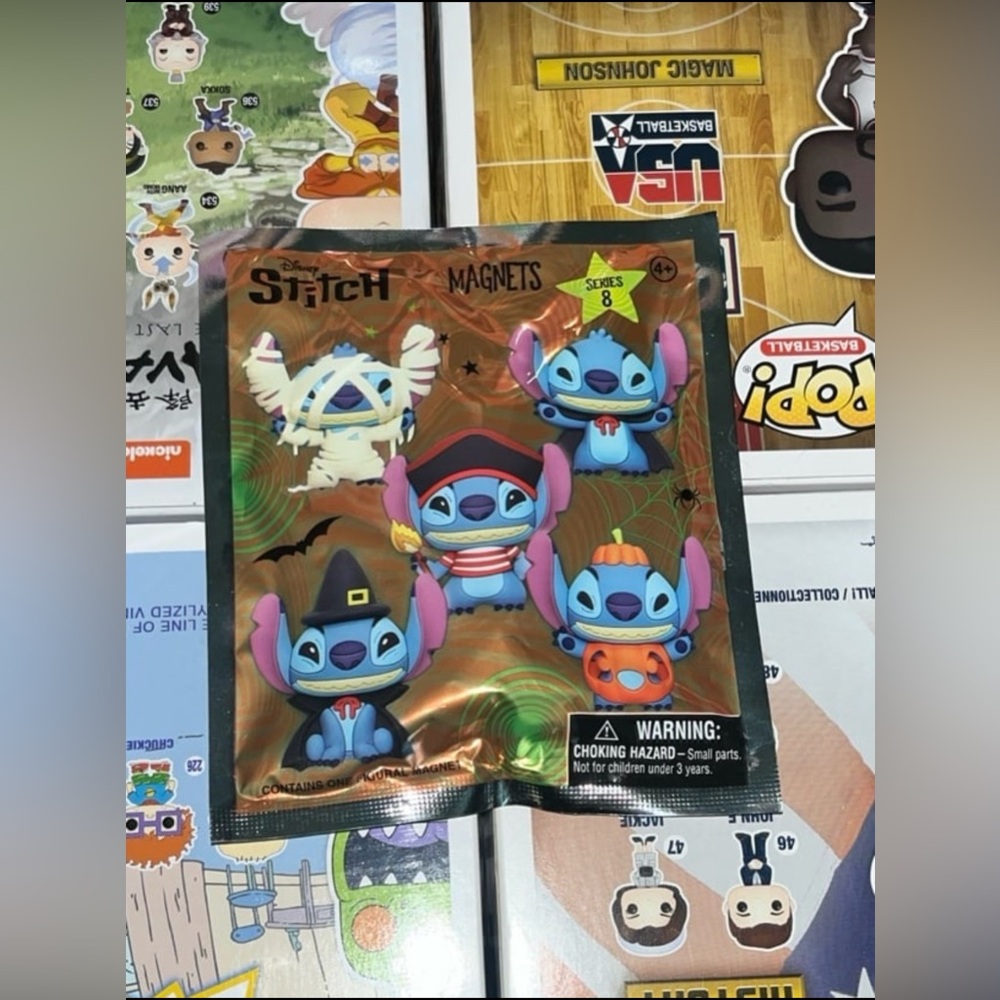 Disney Stitch Halloween Mystery Magnet